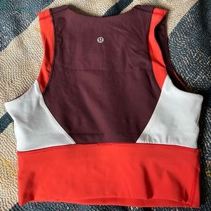 Lululemon colourblock longline bra